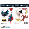DC COMICS - nalepke - 16x11cm/ 2 lista - Justice League
