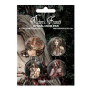 Victoria Frances Button Badge 4-Pack Design 1