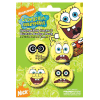 SpongeBob Squarepants Button Badge 4-Pack Faces 2
