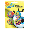 SpongeBob Squarepants Button Badge 4-Pack Punk Rock