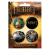 The Hobbit An Unexpected Journey Pin-Back Button 4-Pack