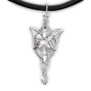 Lord of the Rings Pendant Mini Evenstar (Sterling Silver)