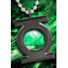 Green Lantern Stainless Steel Pendant with Chain Black Logo