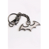 Batman Metal Key Ring Black Logo