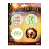 The Hobbit Pin-Back Button 4-Pack Set B