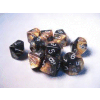 Gemini? D10 10-Set Black-Gold w/silver
