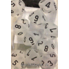 D10 10- Sets Frosted? Clear w/black