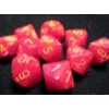 D10 10- Sets Vortex Red w/yellow