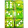 D6 16 mm (12 Dice) Vortex Dandelion? w/white