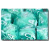 D6 12mm (36 Dice) Cirrus? Aqua w/silver