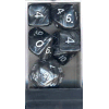 Cheat Dice Set (7): Pearlescent Black/gold