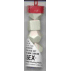 Opaque Polyhedral White Set of 6 blank dice