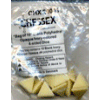 Opaque Polyhedral Ivory Bag of 10 Blank 4-sided dice