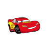 Cars Rug Red Car 100 x 52 cm