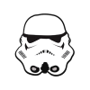 Star Wars Rug Stormtrooper 79 x 74 cm