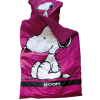 Peanuts Single Duvet Set Pink Snoopy
