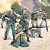 US Army Troops Vietnam W