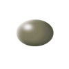 Aqua greyish green silk