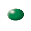 Aqua Aeaf green silk