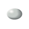 Aqua light grey silk