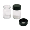 Glass jar with lid,