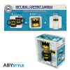 DC COMICS - komplet kozarec 29cl + podstavek + mini skodelica - Batman