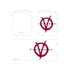 V for Vendetta Mug Logo
