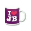 Justin Bieber Mug Purple