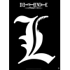 DEATH NOTE - poster - L shadow (52x38)