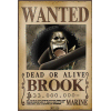 ONE PIECE - poster - Wanted Brook (52x35)