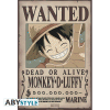 ONE PIECE - poster - Wanted Luffy New (52x38)