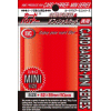 KMC Card Barrier Card Sleeves Mini Metallic Red (50)