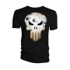 Marvel T-Shirt The Punisher Skull Logo Battle Damaged